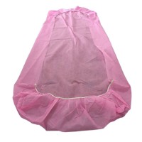 Fitted Sheet Massage Pink Pp Non Woven Disposable Bed Sheet For Spa