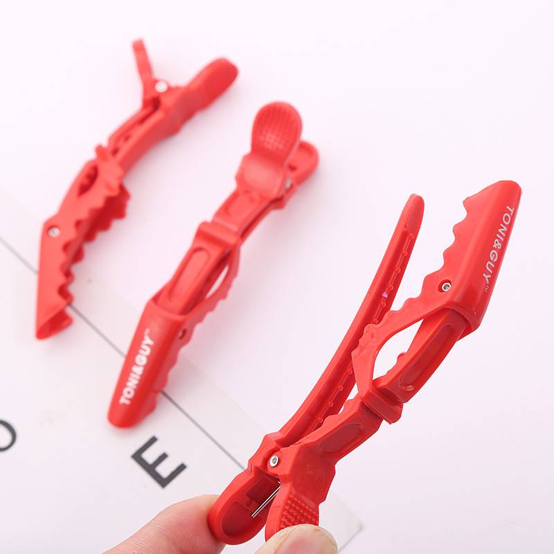 6pcs Professional Hairdressing Beak Sectioning Crocodile Hair Care Clips