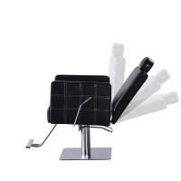 High density sponge thickening black wear-resistant PVC leather hairdresser barber Stool Salon Chair