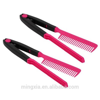 Factory Direct Magic Lady Long Hair Straightener Hair Salon Straighten Folding bulk Comb